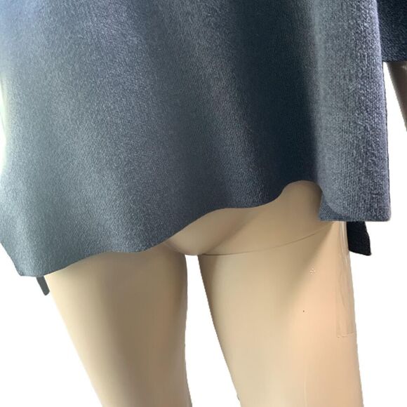 Anthropologie Sunday In Brooklyn Dark Gray 3/4 Sleeve Crew Neck Sweater Small - Picture 3 of 13